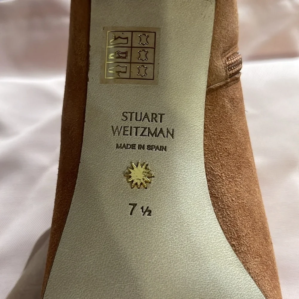 STUART WEITZMAN NOUGAT BOOTIE